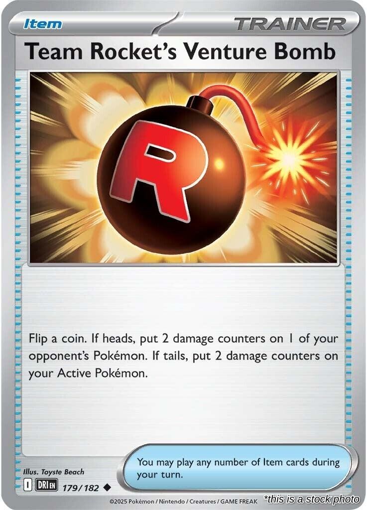 Team Rocket's Venture Bomb - 179/182 - [DRI - SV10: Destined Rivals]