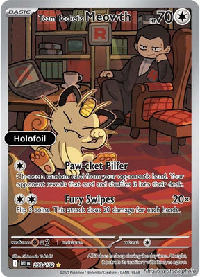 Team Rocket's Meowth - 203/182