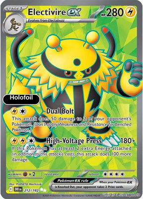 Electivire ex - 212/182