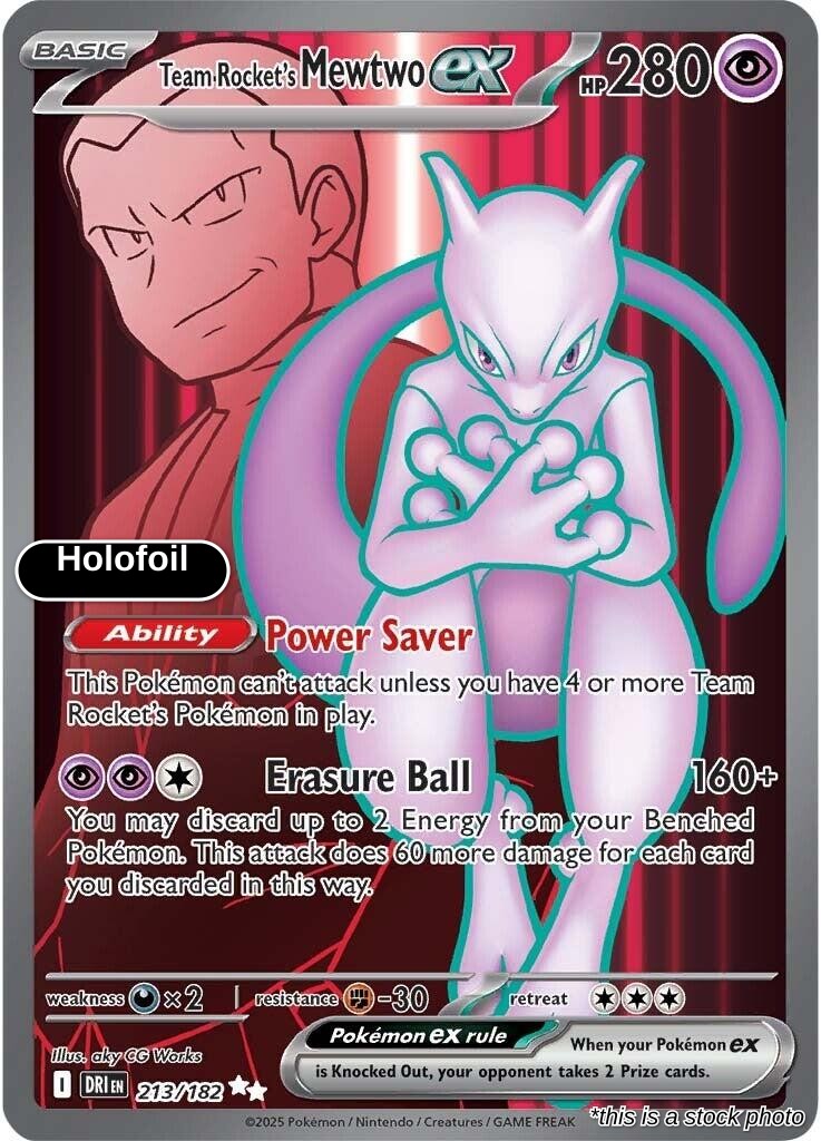 Team Rocket's Mewtwo ex - 213/182