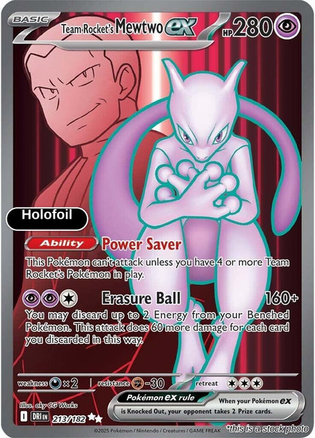 Team Rocket's Mewtwo ex - 213/182