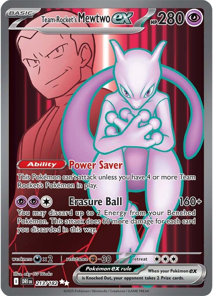 Team Rocket's Mewtwo ex - 213/182