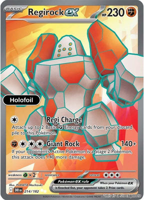 Regirock ex - 214/182