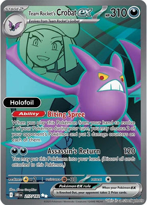 Team Rocket's Crobat ex - 217/182