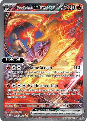 Team Rocket's Moltres ex - 229/182