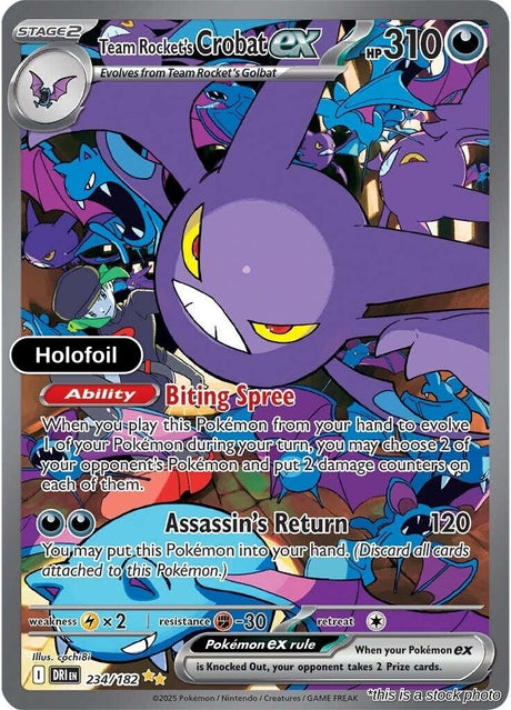Team Rocket's Crobat ex - 234/182
