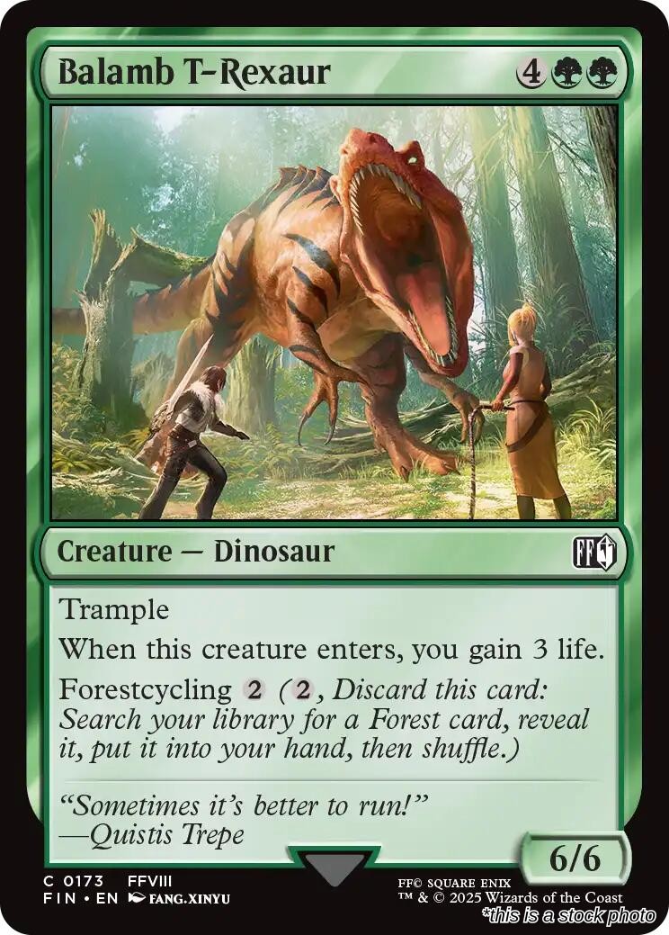 Balamb T-Rexaur - 173 - [FIN - FINAL FANTASY]