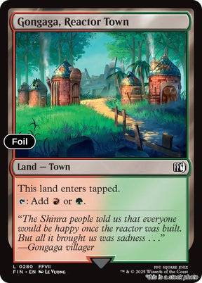 Gongaga, Reactor Town - 280 - [FIN - FINAL FANTASY] - Foil