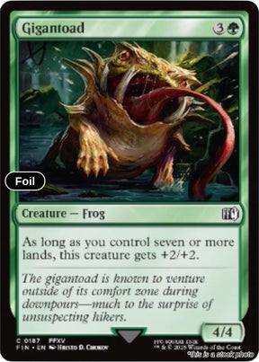 Gigantoad - 187 - [FIN - FINAL FANTASY] - Foil