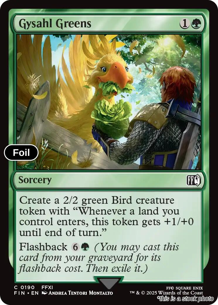 Gysahl Greens - 190 - [FIN - FINAL FANTASY] - Foil