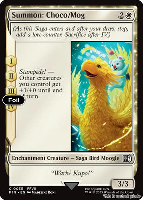 Summon: Choco/Mog - 35 - [FIN - FINAL FANTASY] - Foil