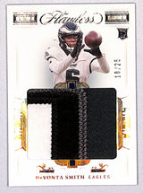 DeVonta Smith 2021 Panini Flawless Rookie Patches #RP8 #/25