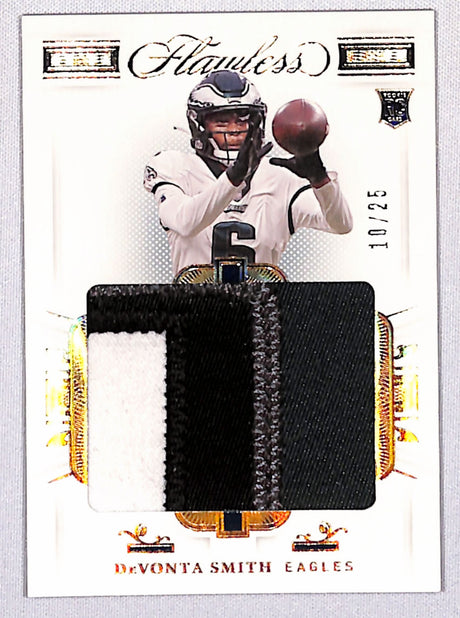 DeVonta Smith 2021 Panini Flawless Rookie Patches #RP8 #/25