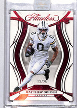 Matthew Golden 2025 Panini Flawless #87 #/25
