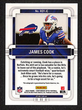 James Cook 2022 Contenders Optic Rookie of the Year Contenders #ROY-JC #/75