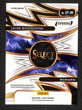 Jacob Misiorowski 2025 Panini Select Sparks Relics Ice Prizm #SP-JM