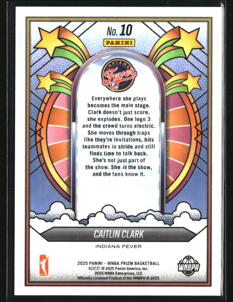 Caitlin Clark 2025 Panini Prizm WNBA Groovy #10