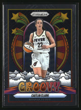 Caitlin Clark 2025 Panini Prizm WNBA Groovy #10