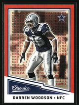 Darren Woodson 2017 Panini Classics Timeless Tributes Orange #108 #/25