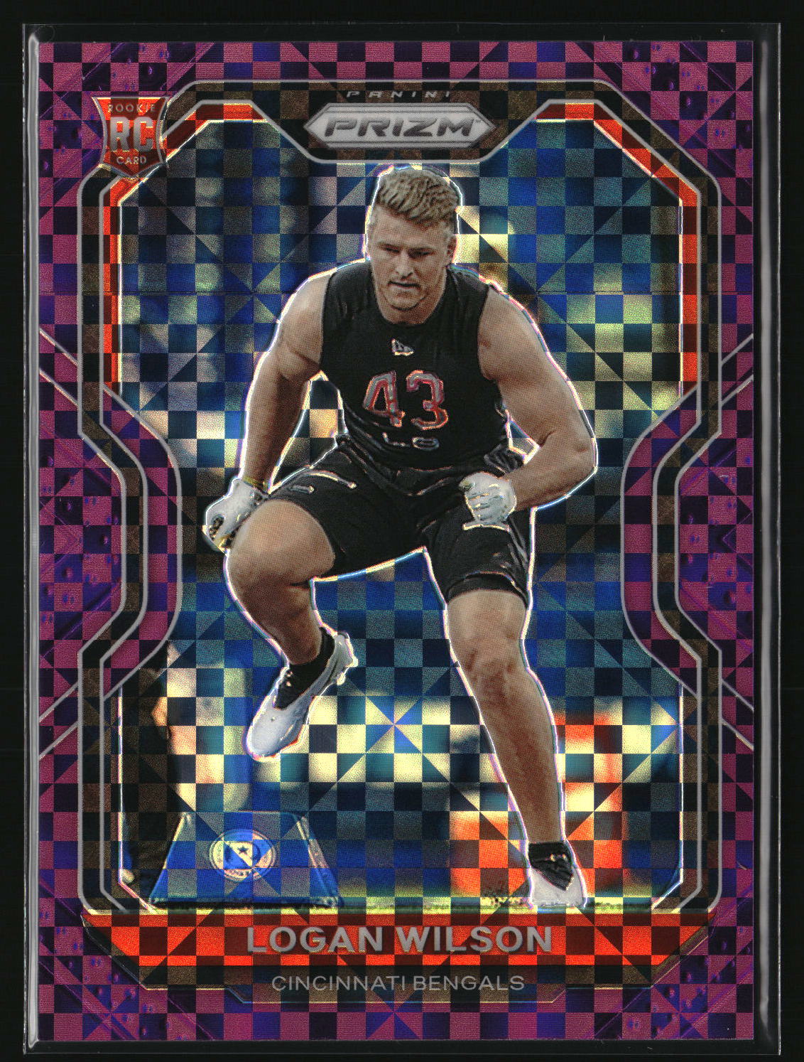 Logan Wilson 2020 Panini Prizm Prizm Purple Power #309 #/49