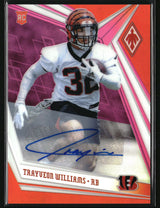 Trayveon Williams 2019 Panini Phoenix Rookie Autographs Pink #169 #/25