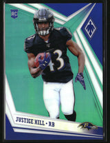 Justice Hill 2019 Panini Phoenix Green #129 #/25