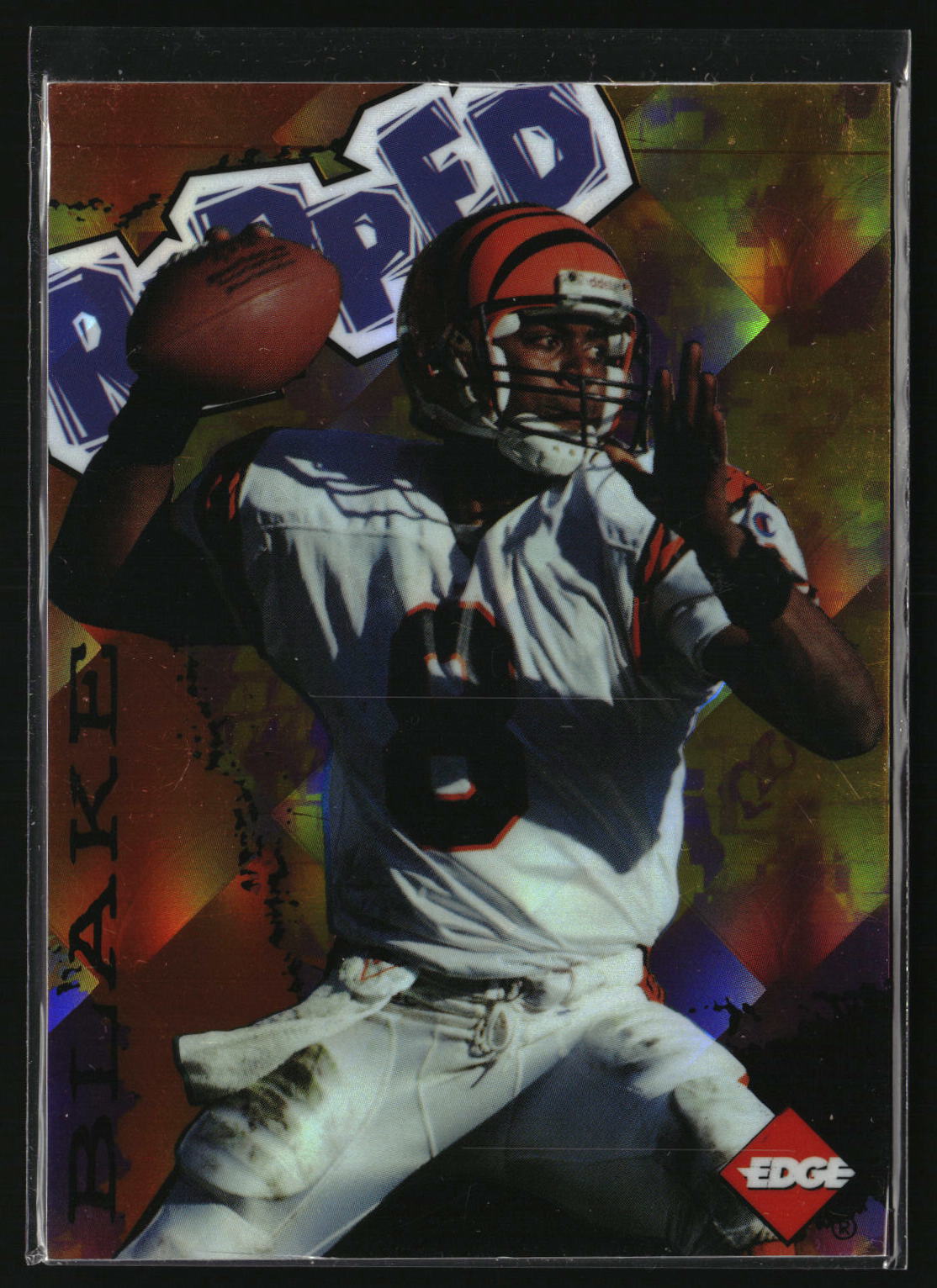 Jeff Blake 1996 Collector's Edge Ripped #R1