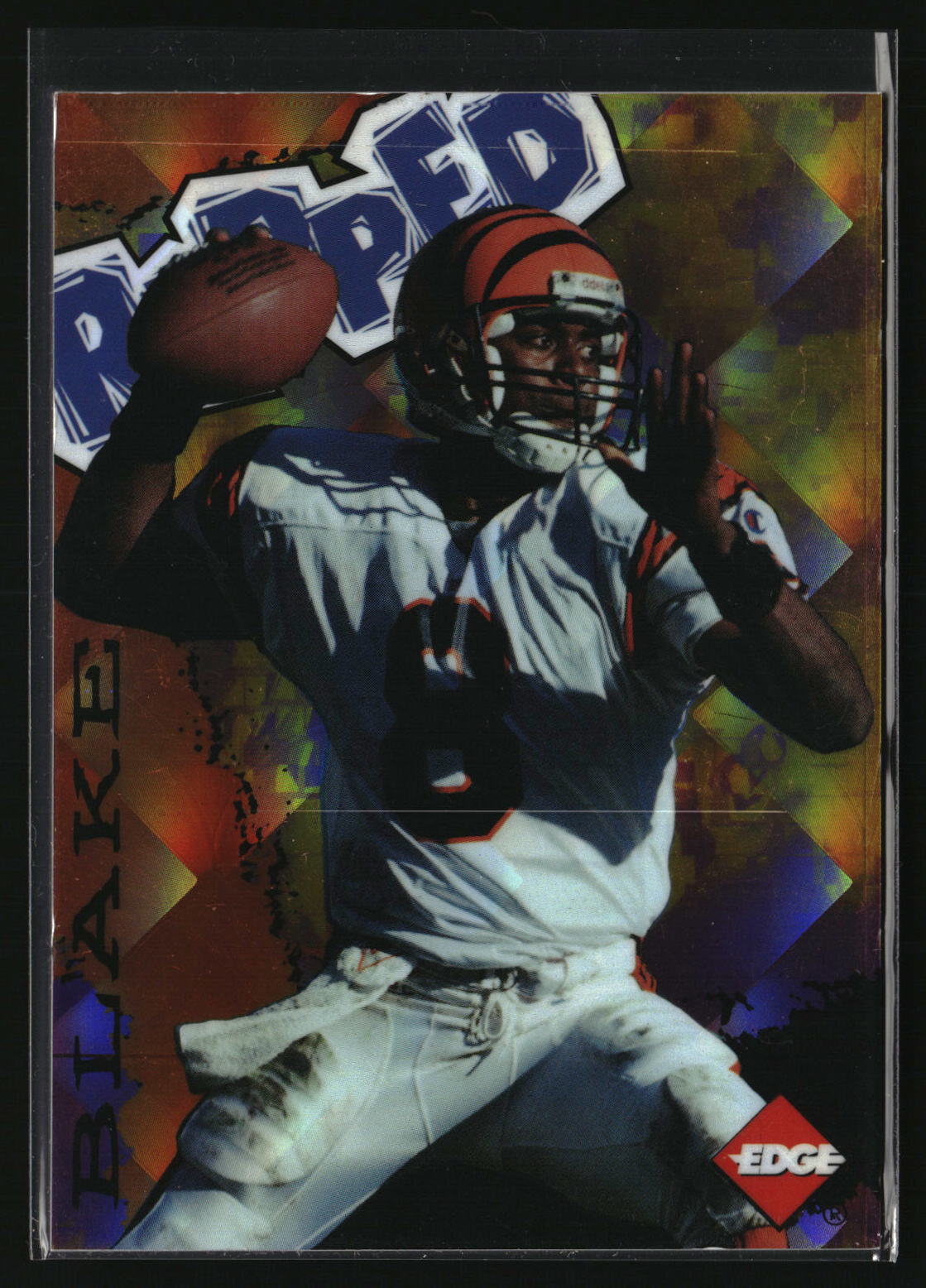 Jeff Blake 1996 Collector's Edge Ripped #R1