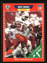 Barry Sanders 1989 Pro Set #494