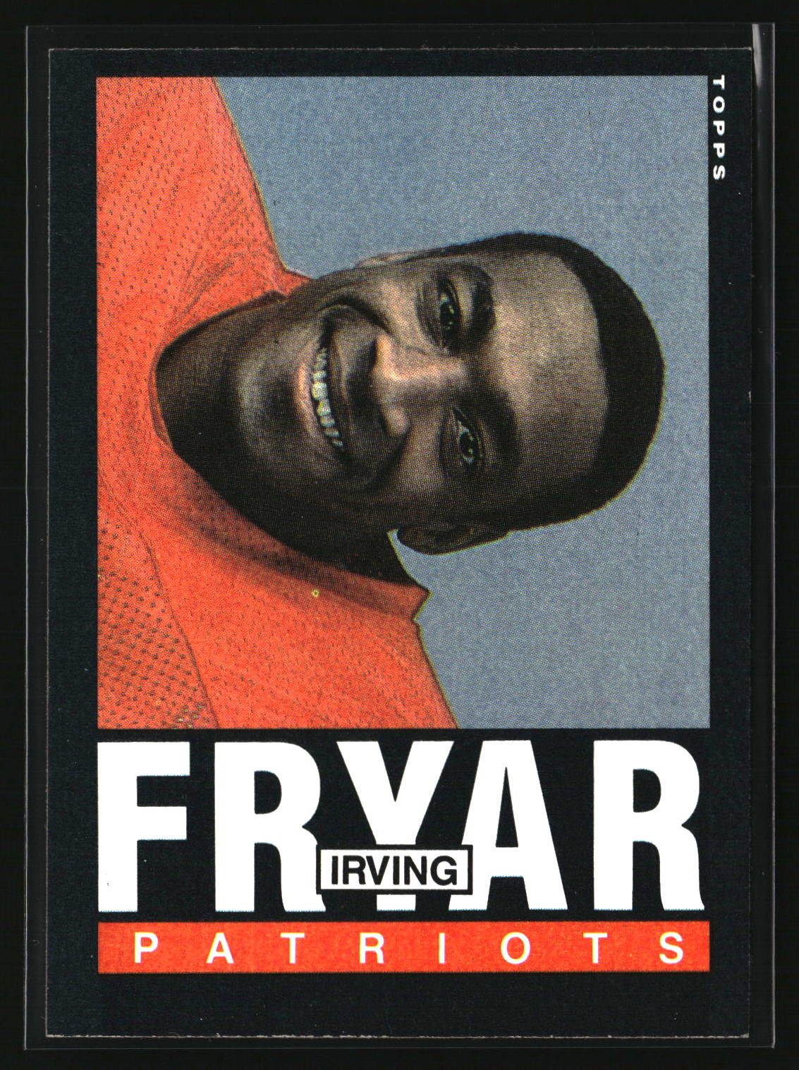 Irving Fryar 1985 Topps #325