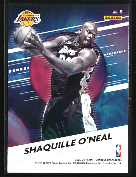 Shaquille O'Neal 2020-21 Donruss Retro Series #5