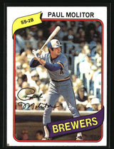Paul Molitor 1980 Topps #406