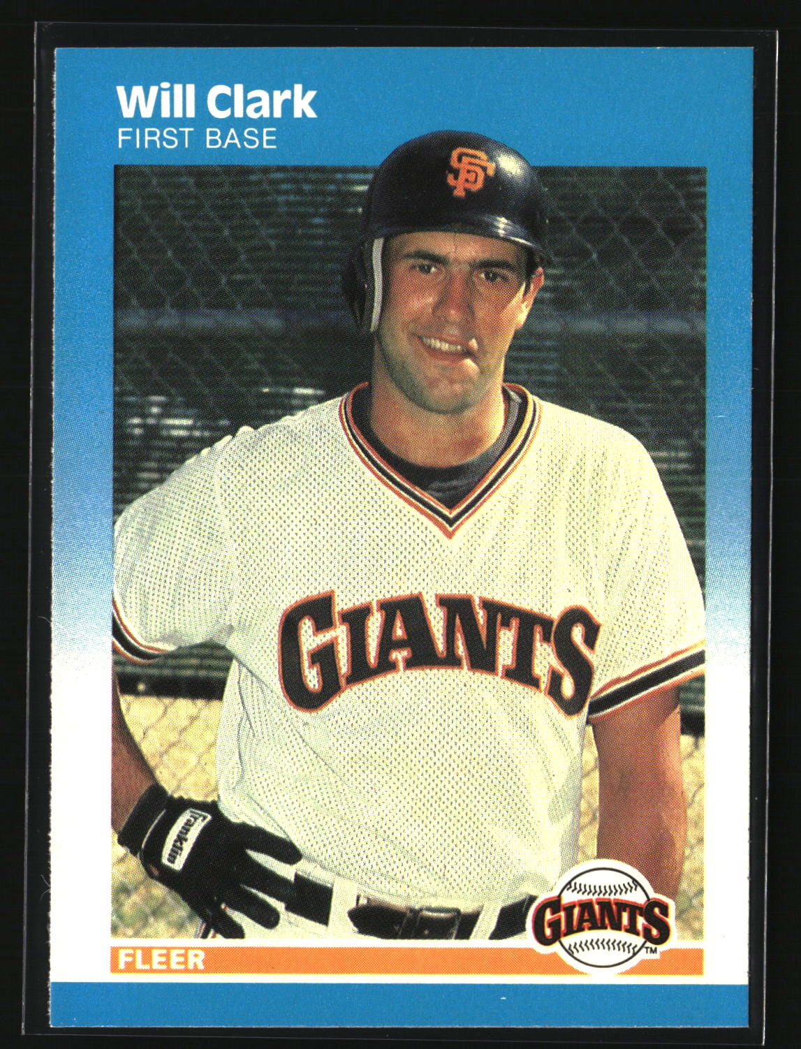 Will Clark 1987 Fleer #269