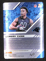 Jeremy Chinn 2020 Panini XR Printing Plate Black #171 #/1