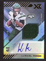 La'Mical Perine 2020 Panini XR Rookie Swatch Autographs #RSA-LP #/199