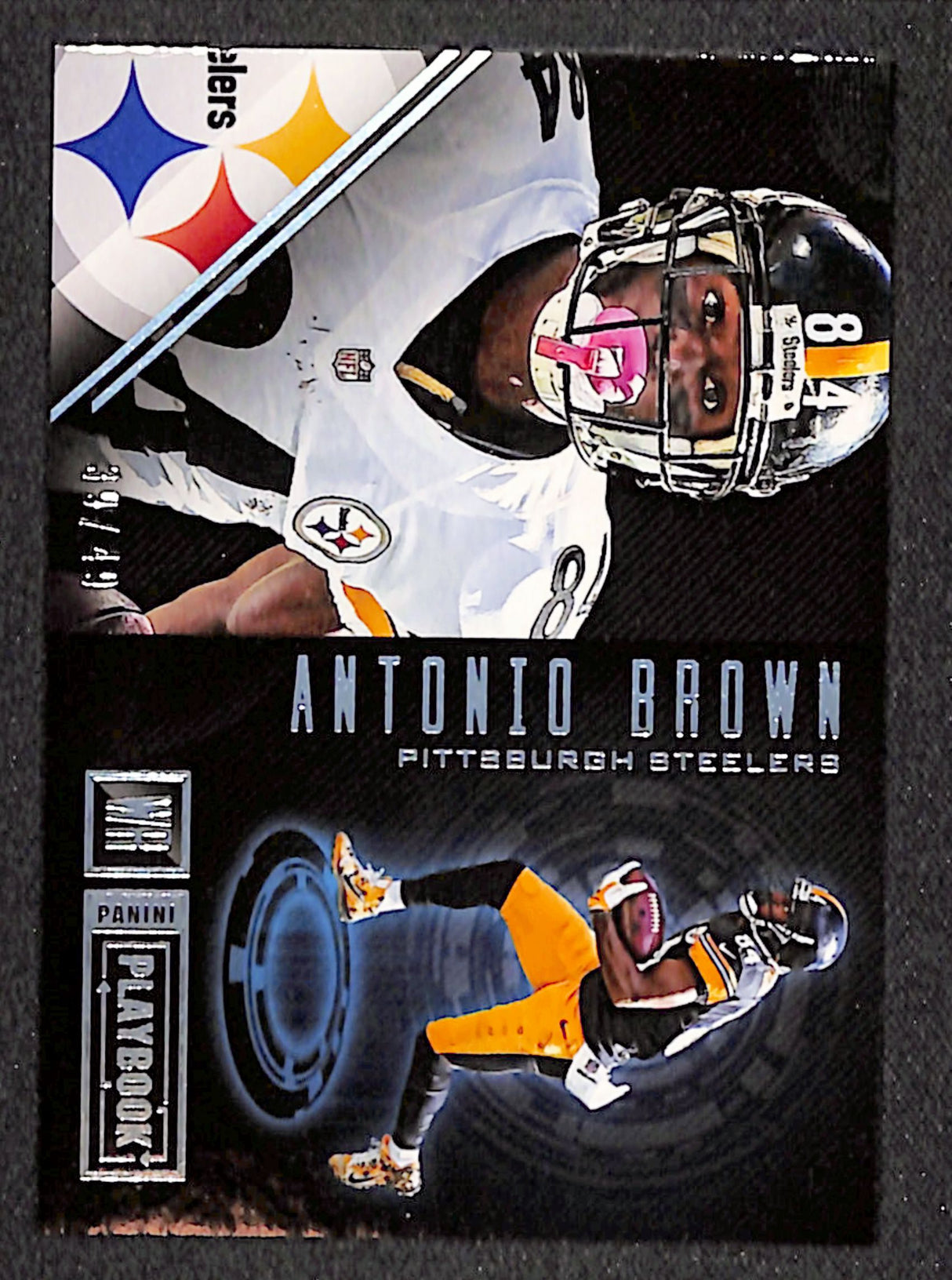 Antonio Brown 2016 Panini Playbook Platinum #11 #/49