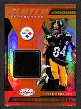 Antonio Brown 2018 Panini Certified Clutch Performers Mirror Orange #CP-AB #/199