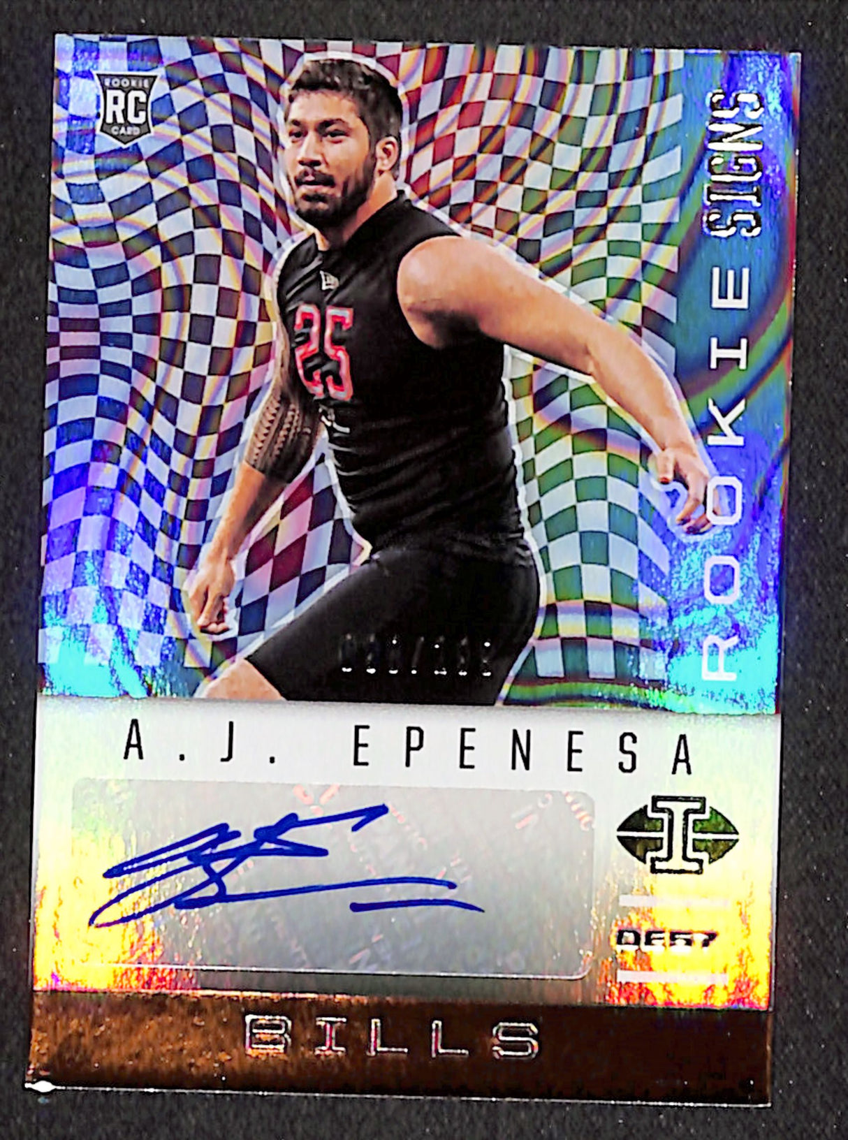 A.J. Epenesa 2020 Panini Illusions Rookie Signs #RS17 #/199
