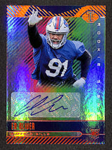 Ed Oliver 2019 Panini Illusions Rookie Signs Orange #RS-EDO
