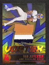 Van Jefferson 2020 Panini XR Vortex Materials Gold #VX-27 #/10