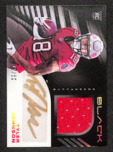 Tyler Johnson 2020 Panini Black Rookie Signature Materials Silver #RSM-TJO #/50