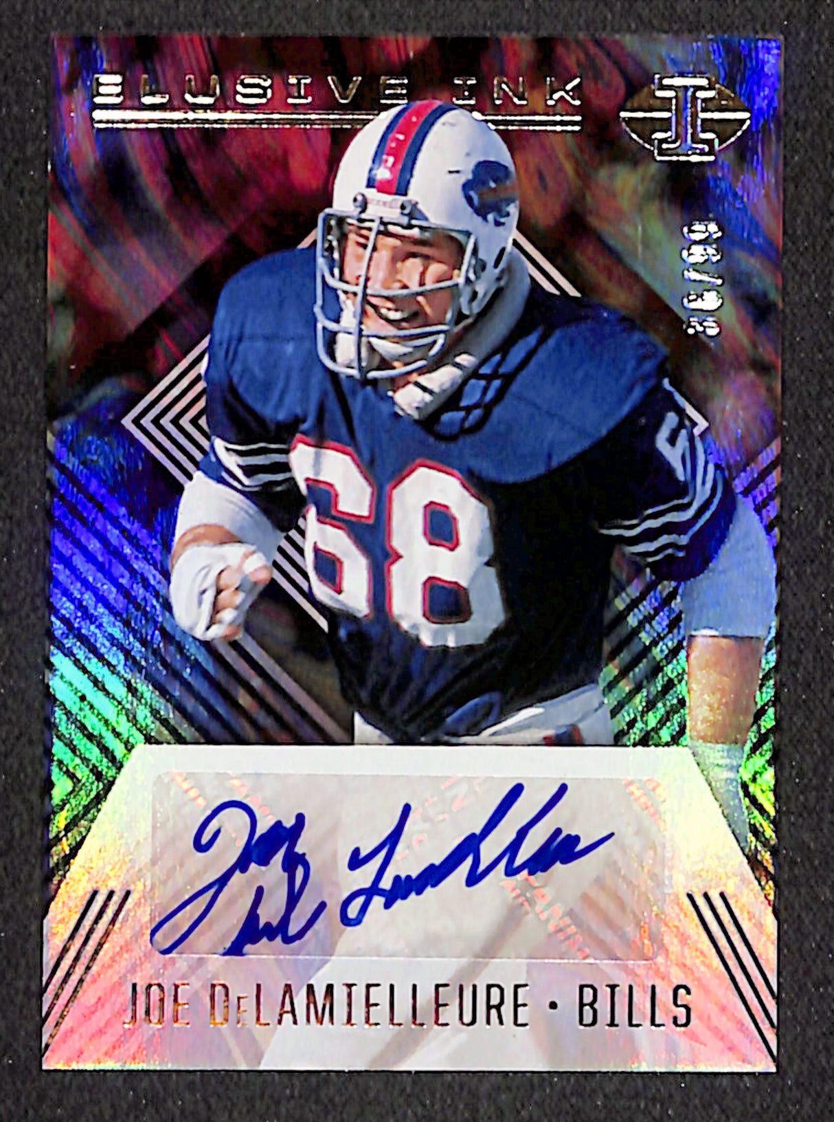 Joe DeLamielleure 2020 Panini Illusions Elusive Ink #EI19 #/99