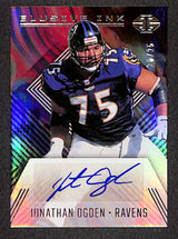 Jonathan Ogden 2020 Panini Illusions Elusive Ink #EI18 #/25