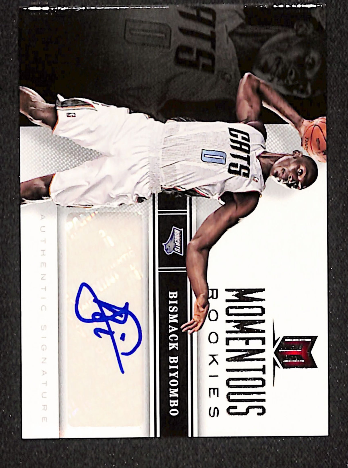 Bismack Biyombo 2012-13 Panini Momentum Momentous Rookies Autographs #73