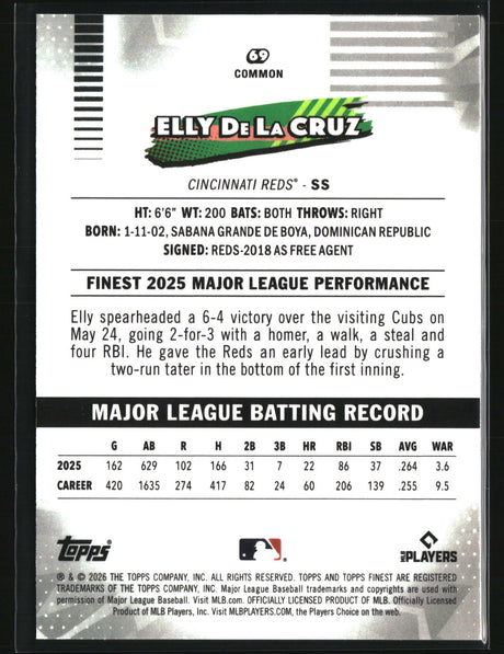 Elly DeLa Cruz 2026 Finest #69