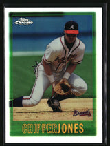 Chipper Jones 1997 Topps Chrome Refractors #97