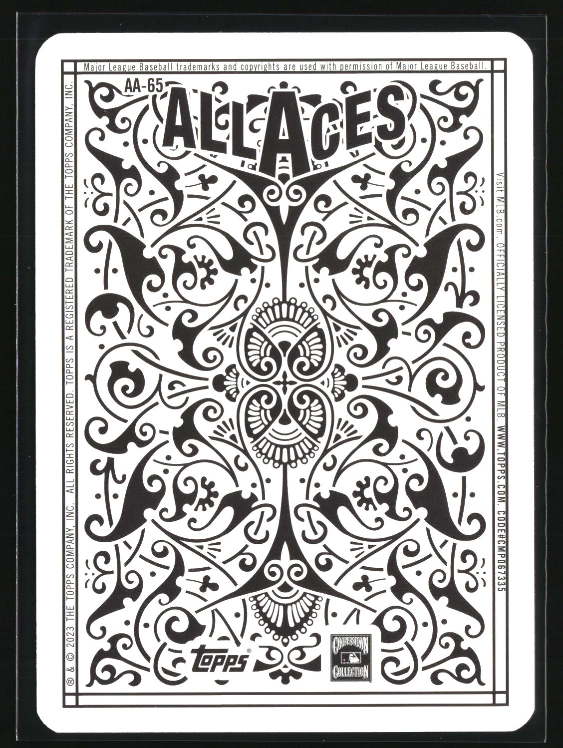 Andy Pettitte 2023 Topps Update All Aces Black #AA-65 #/299