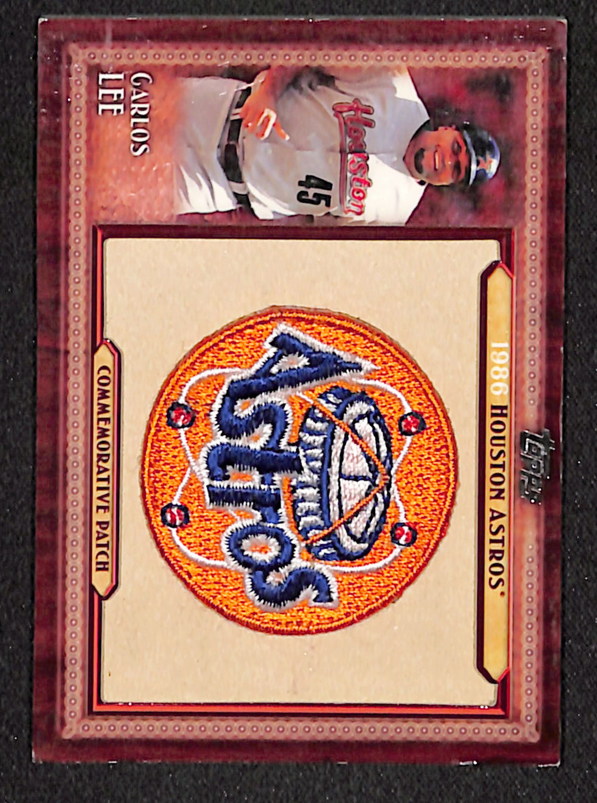 Carlos Lee 2011 Topps Throwback Logo Manufactured Patch #TLMP-CLE