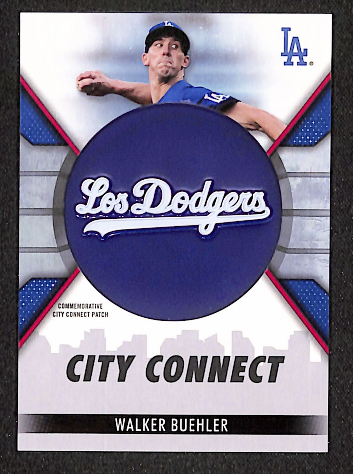 Walker Buehler 2023 Topps City Connect Cap Patches #CC-WB