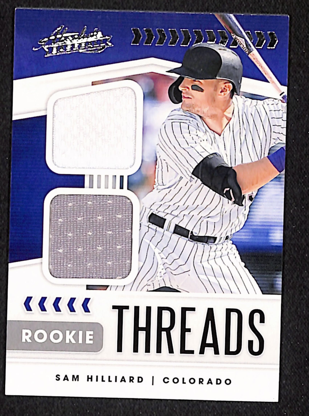 Sam Hilliard 2020 Panini Absolute Rookie Threads Duals #RTD-SH